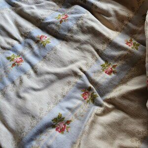 Vintage Ralph Lauren Wentworth Wisteria Stripe 6pc King sheet set